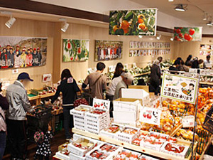 隣接する産直市場 よってっての写真