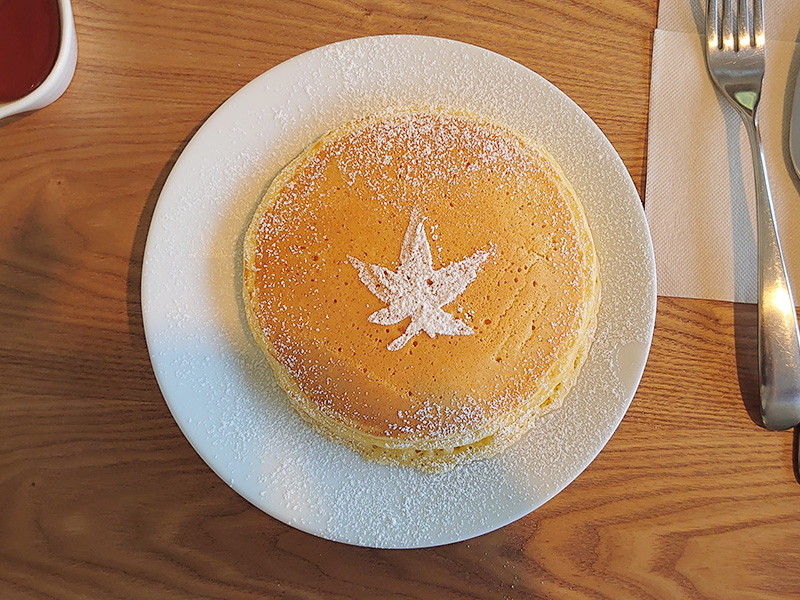 ビールに合うのか?パンケーキの写真