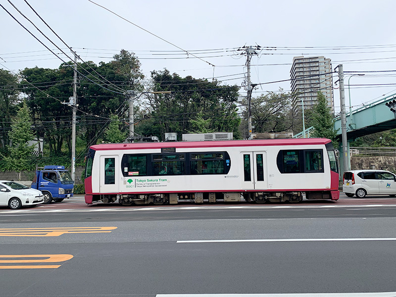 路面電車の写真