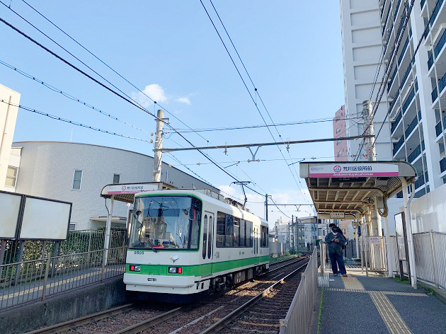 荒川区役所前停留所の写真