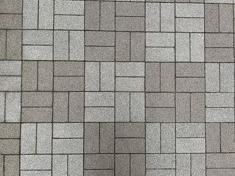 アートのようなブロックの写真