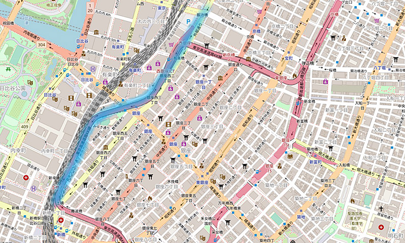 現代地図の写真