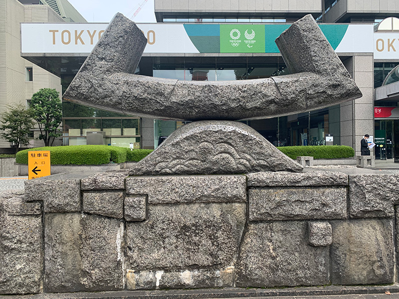 港区の像の写真