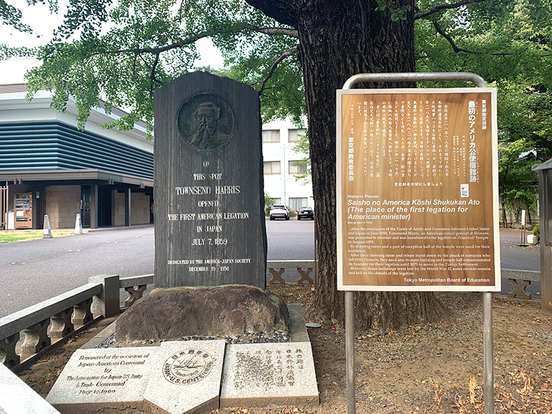 麻布善福寺のイチョウの写真