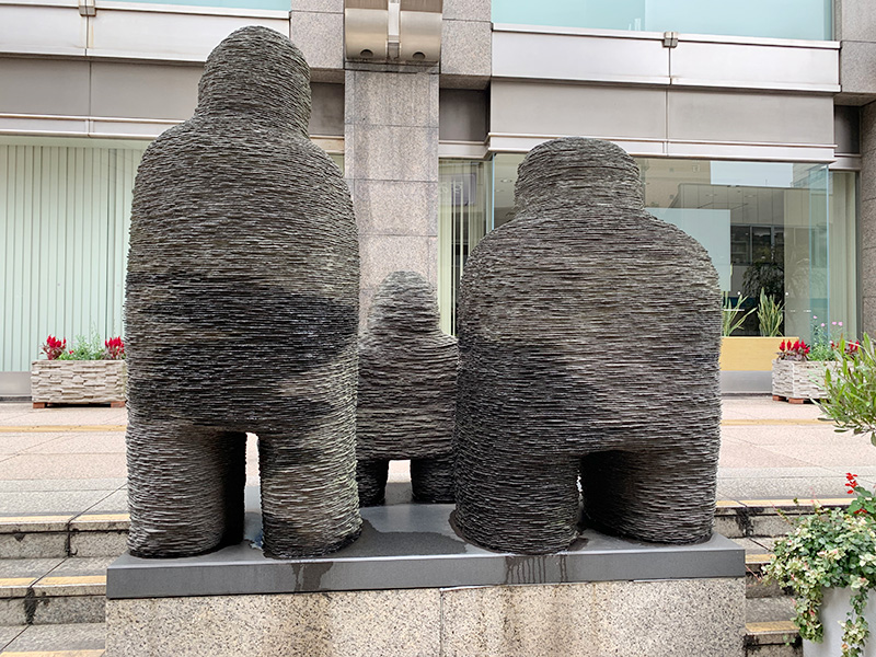 大田区役所アートの写真