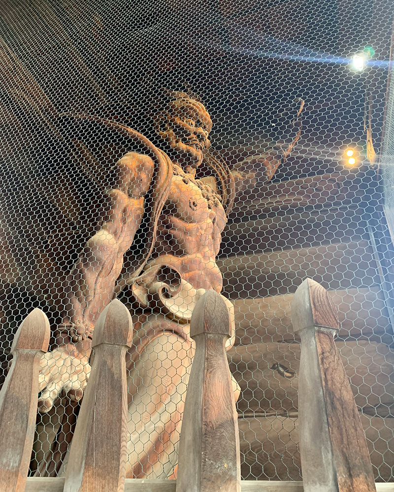 善光寺仁王像の写真