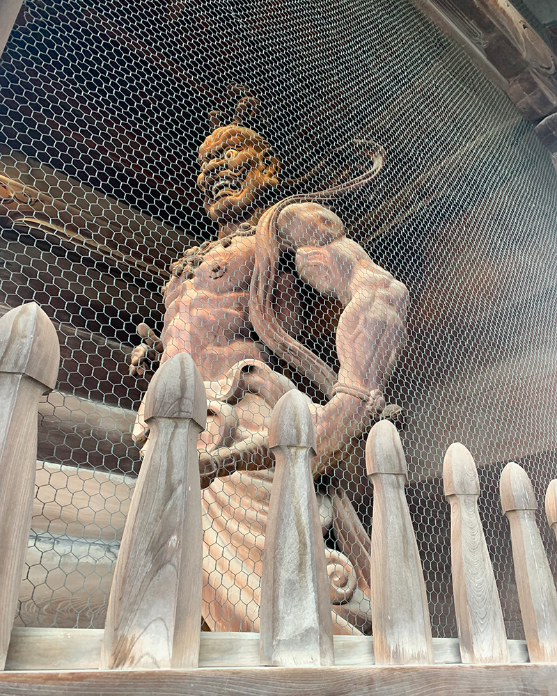 善光寺仁王像の写真2