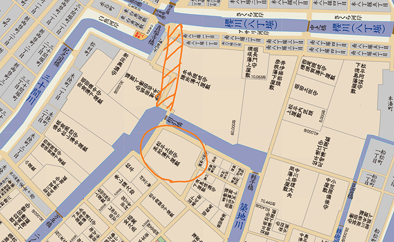 江戸地図の写真