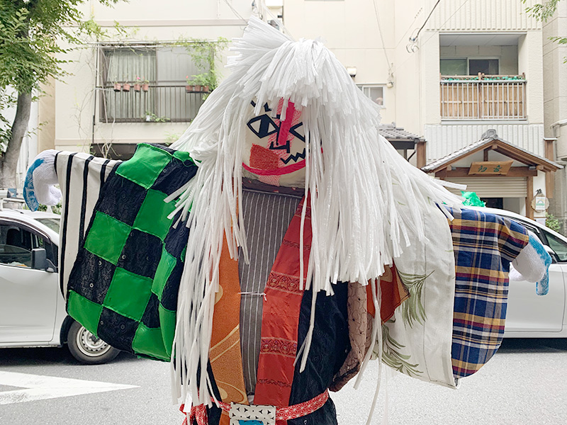 かかしコンクールの写真