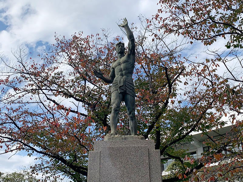葛飾区の区役所アートの写真