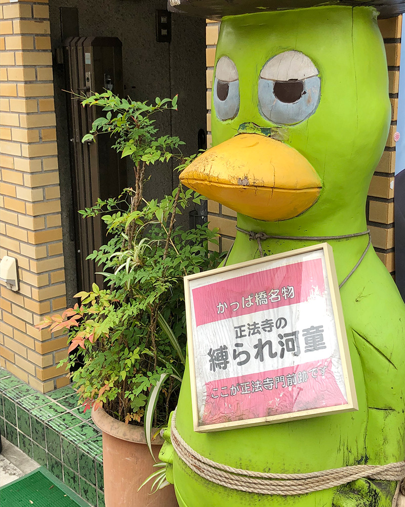 台東区役所から浅草駅までの裏道の写真