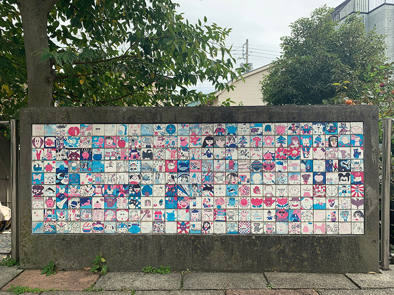 足立区役所アートの写真