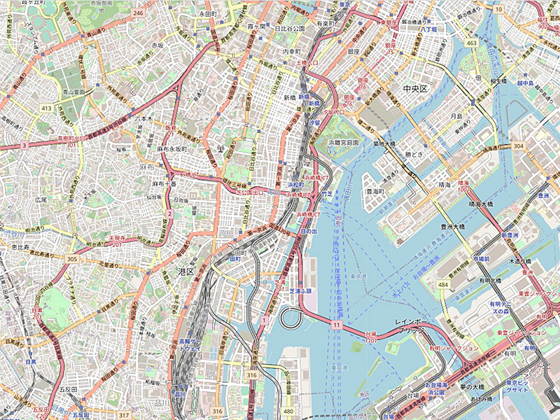 現代地図の写真