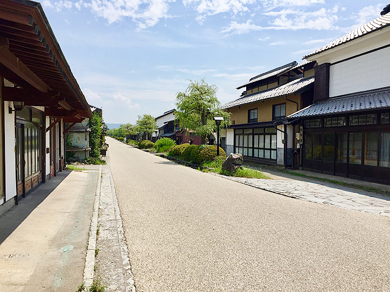 海野宿を貫く北国街道の写真