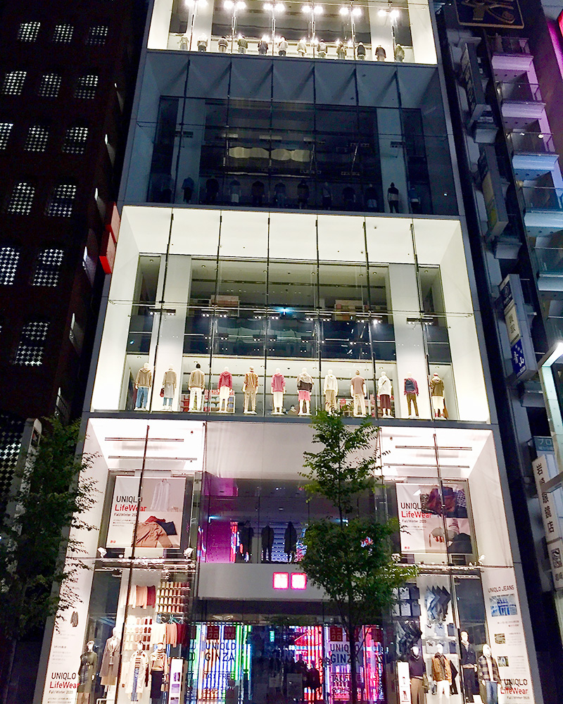 銀座ユニクロの写真