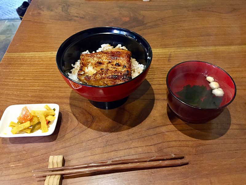 心して食す写真