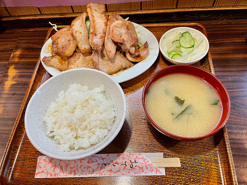 絶品!肉厚の生姜焼きの写真