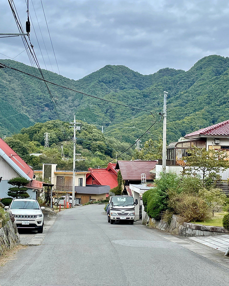 駒飼宿の町並み写真