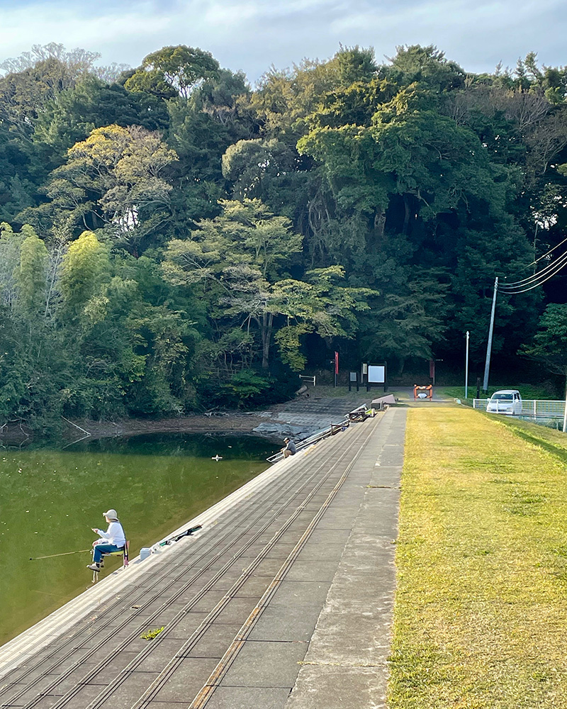 韮山城址へと向かう写真