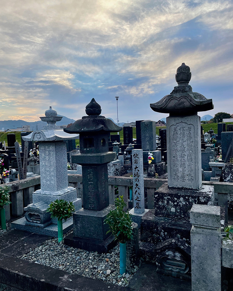 侠客・大場の久八の墓の写真