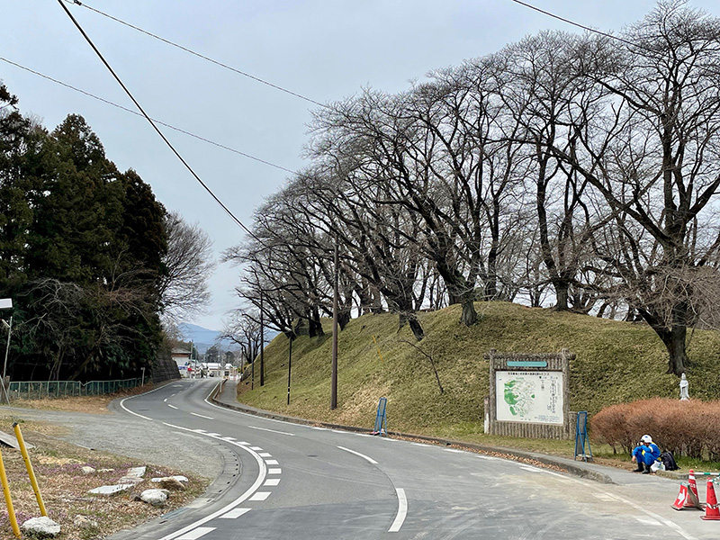 雉岡城に立ち寄る写真