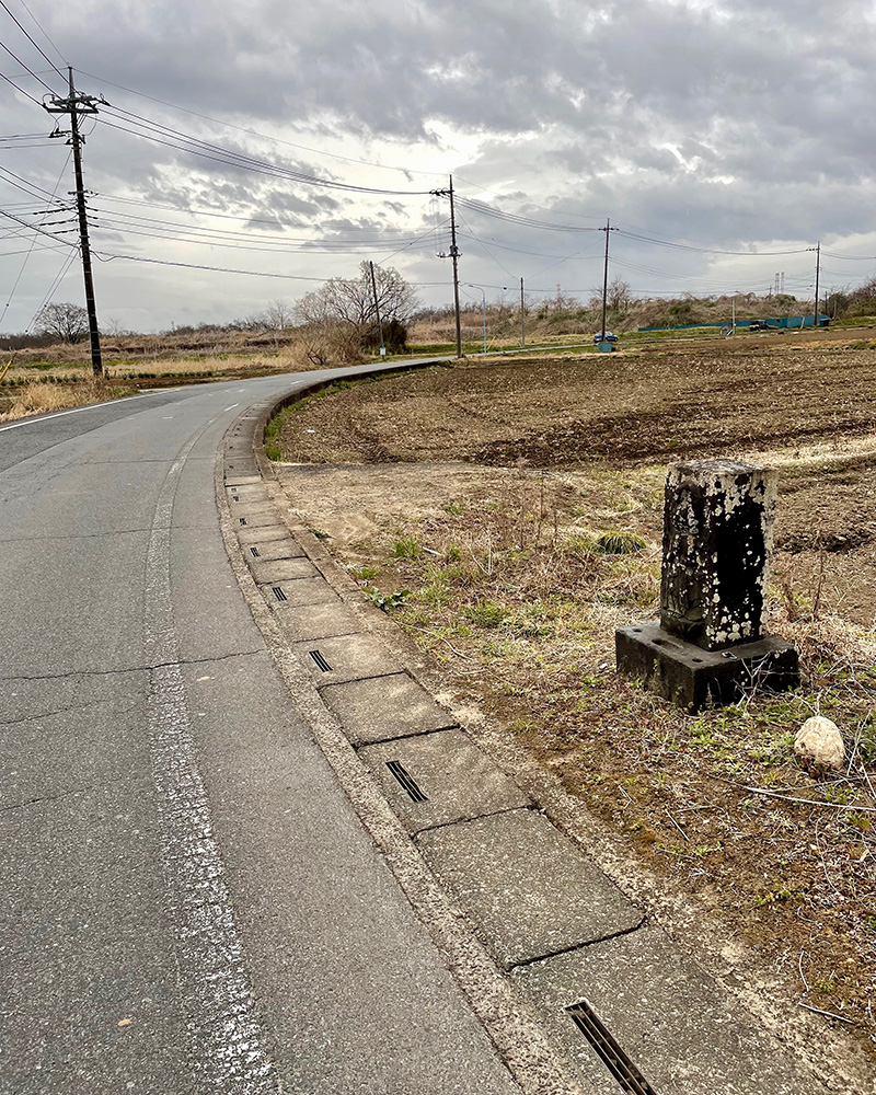 街道が続いていく写真