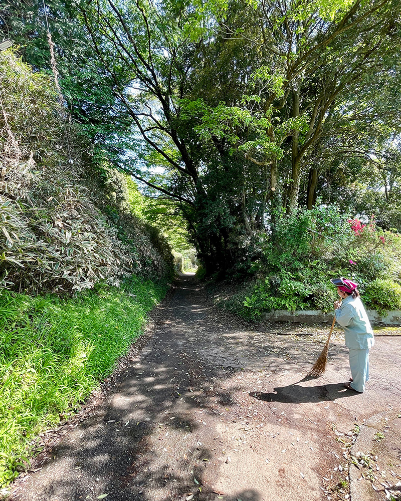 ここに住む女性と会話の写真