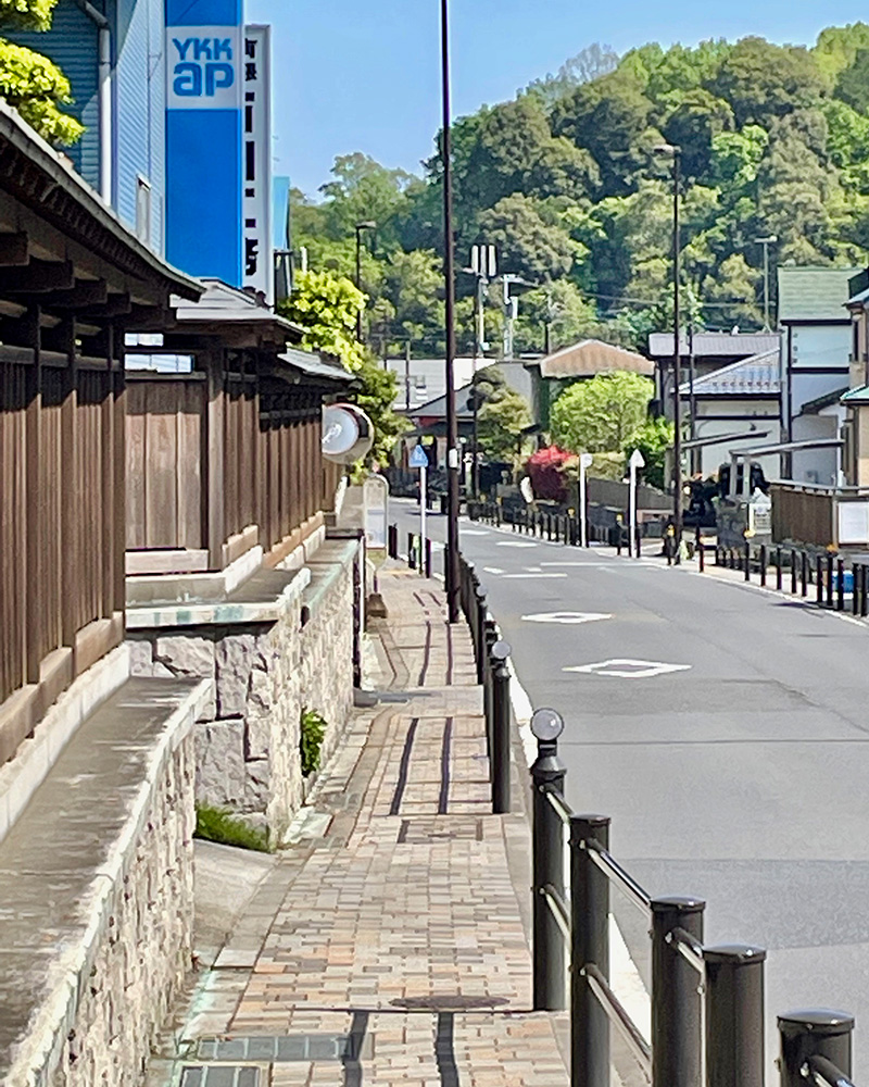 小野路宿の街並みの写真