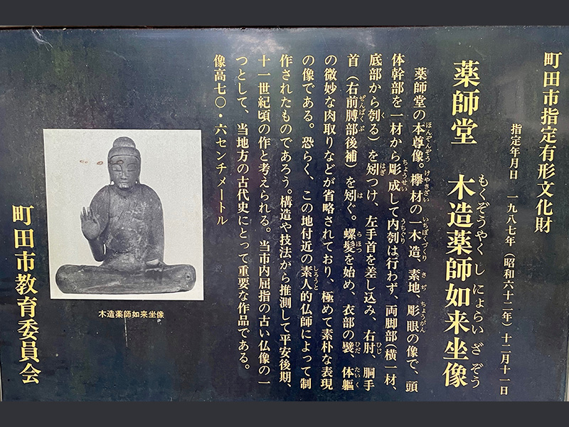 12年に1度の御開帳で見れたお薬師様の写真