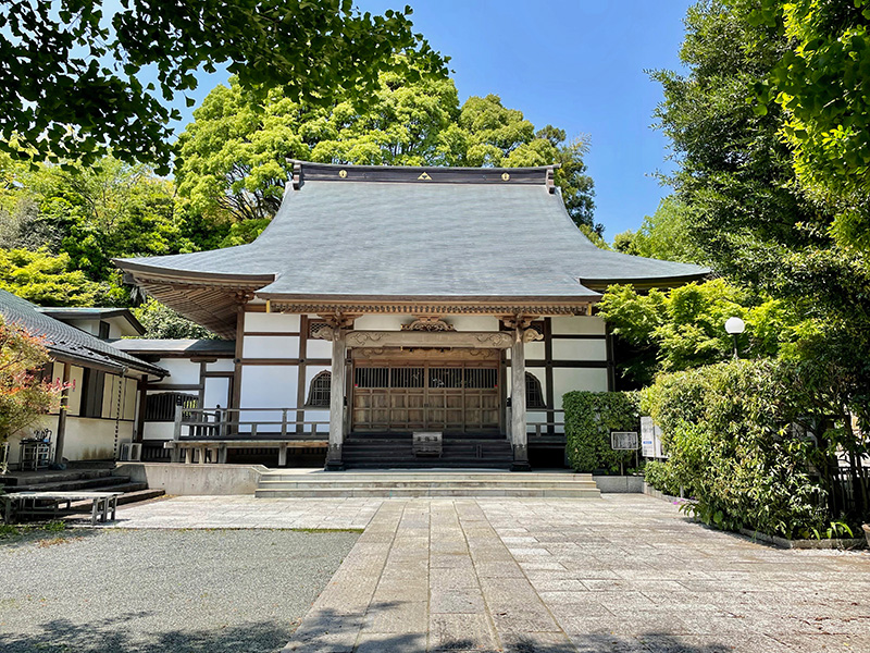 平良文の塚が残る二伝寺の写真