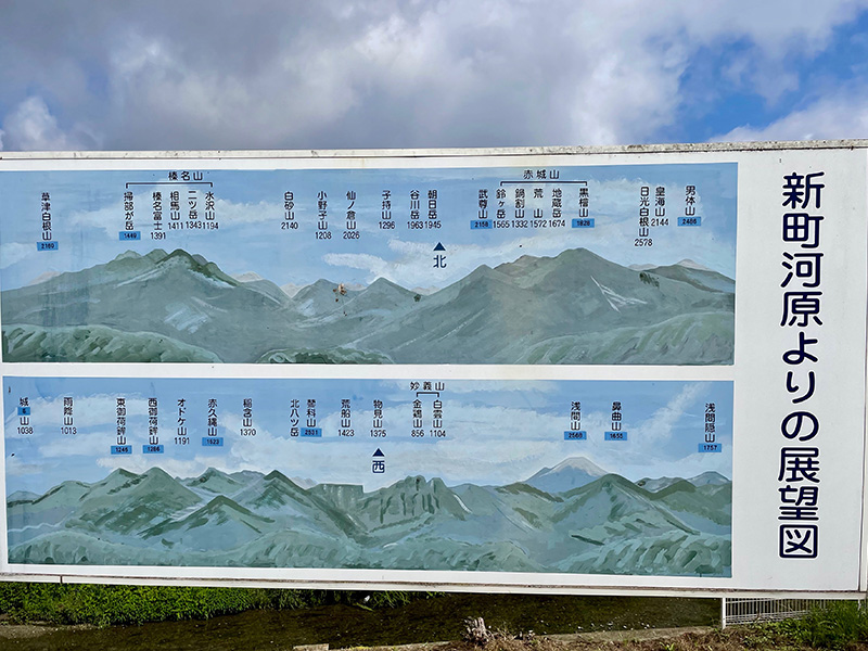 天気が良ければここから山々が見えるはずの写真