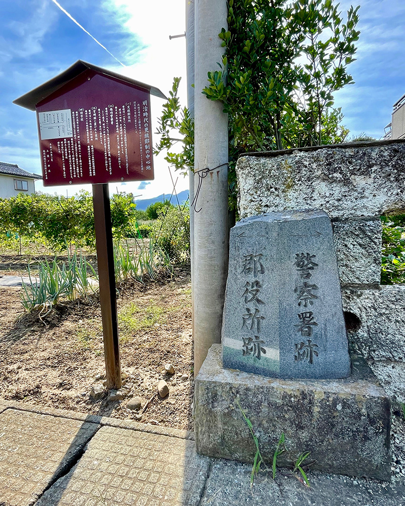 明治の更級郡制の中心地だった場所の写真