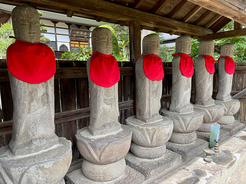 国胎寺の六地蔵の写真