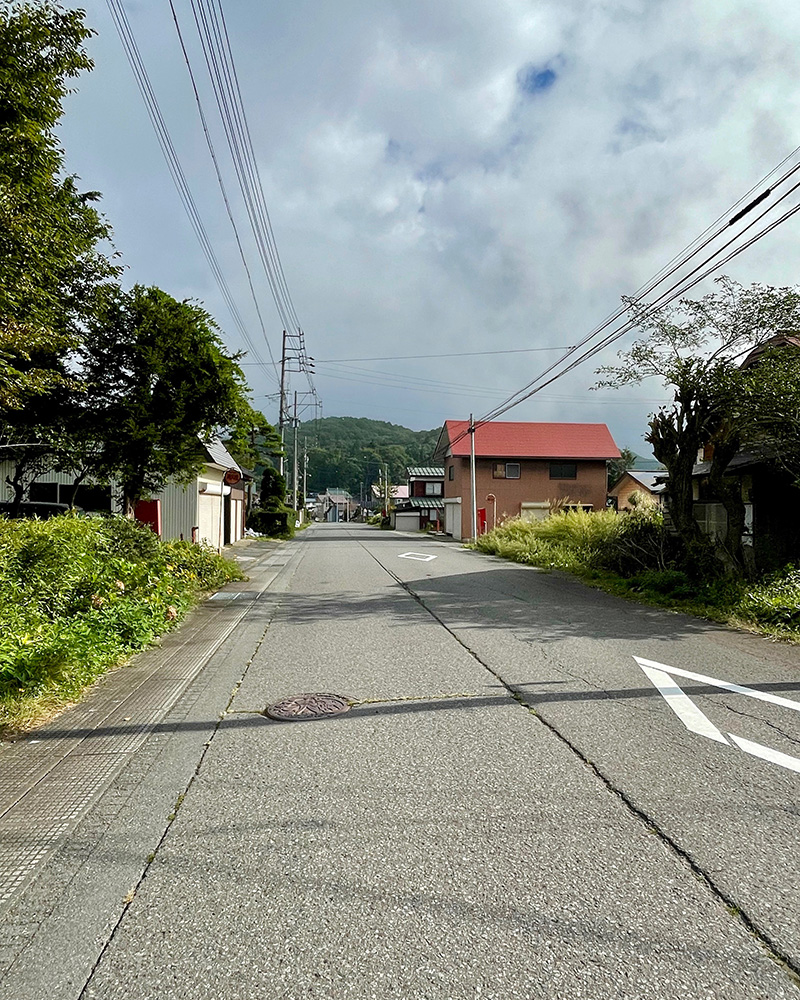 野尻宿の中心だったところの写真