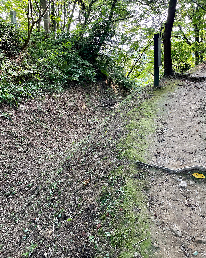 空堀の跡の写真