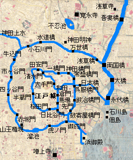 江戸城外濠（出典：Wikipedia）の写真