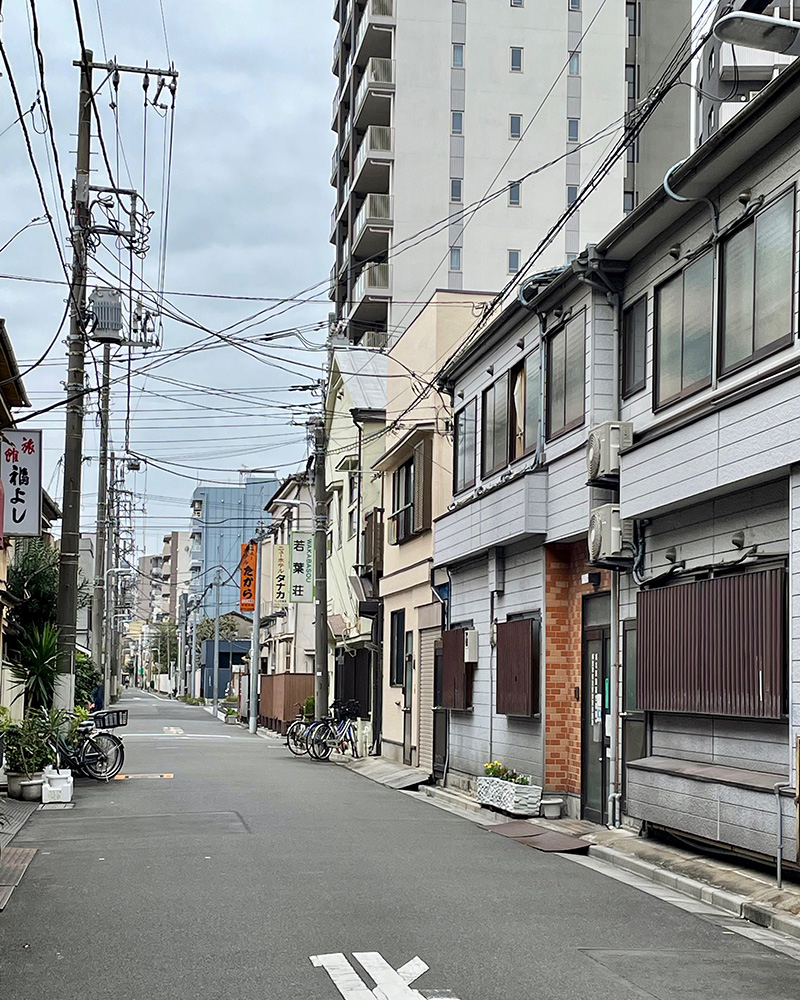 ドヤ街と呼ばれていたところの写真