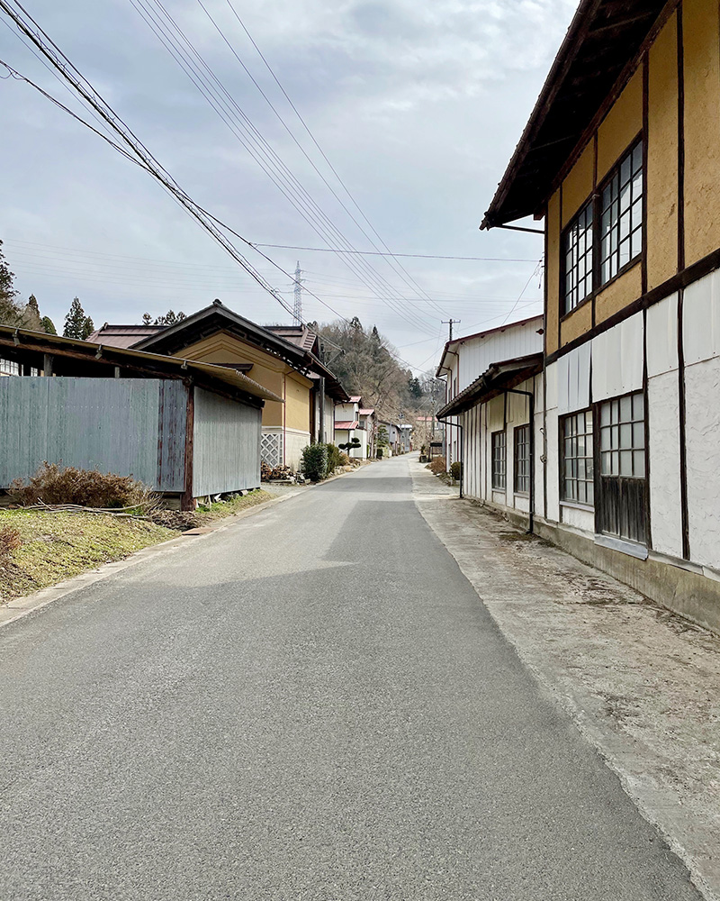 かすかに宿場町の面影が残る写真