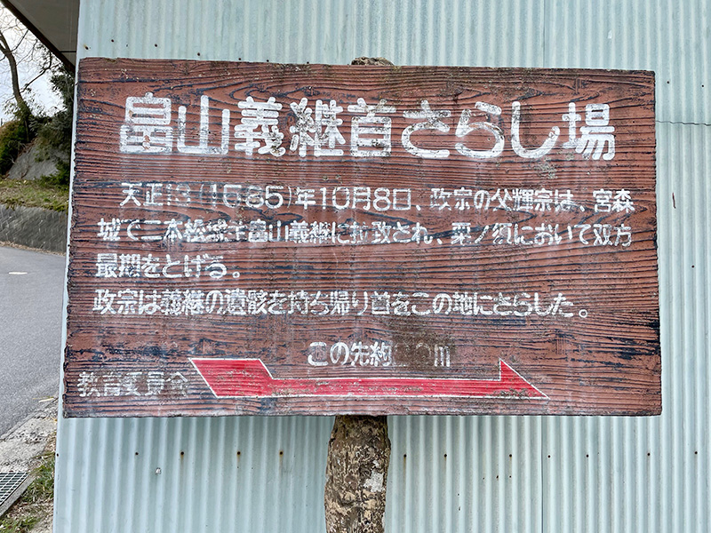 街道わきにあってギョッとした写真