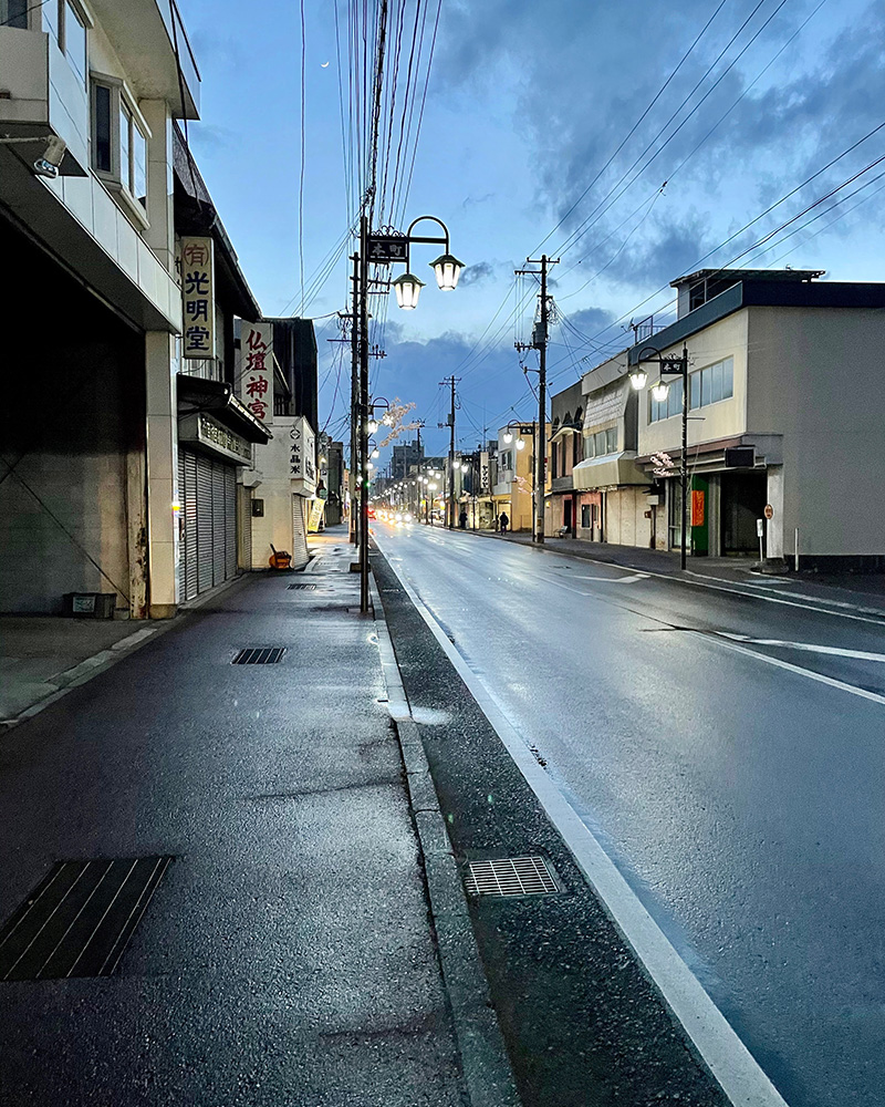 懐かしい街の灯りの写真