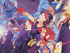 よさこい祭り はちきんパワー炸裂