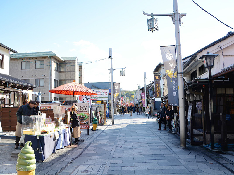 平等院参道の写真